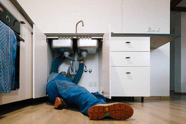Professional Drain Cleaning technician working in Sulphur Springs, IN